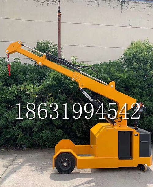 开平区随车吊机货车轻卡220伏家用吊机简易电动行走吊机装卸货物车载搬运随车吊机